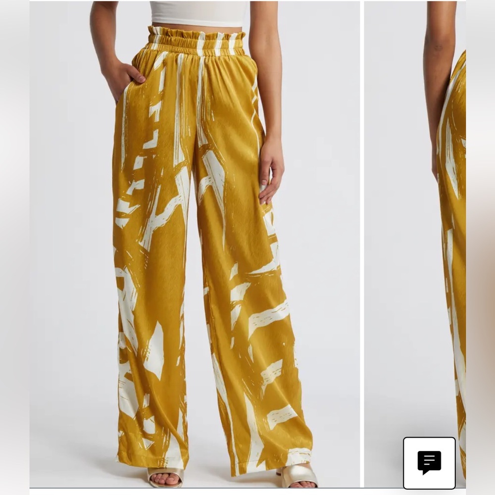 Leer Suto Palazzo Pants DIARRABLU Sz XS #Q1